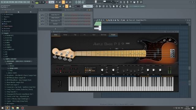 КАК СДЕЛАТЬ ПЛОТНЫЙ БАС - ОБЗОР AMPLE BASS P II смотреть онлайн