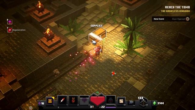 GETTING THE NECROMANCERS ENCHANTED STAFF | Minecraft Dungeons Part 7 смотреть онлайн