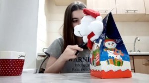 распаковка и обзор на новогодний подарок от kinder mix
