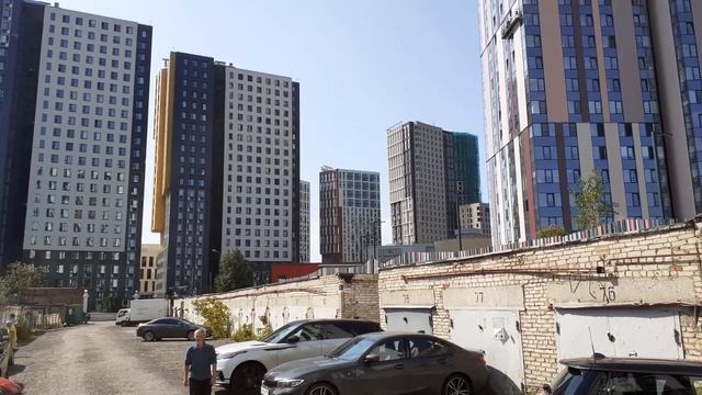 Москва 4024 ЖК Невский, ЖК Маяковский, Невский парк, Выборгская улица и Головинское шоссе лето день смотреть онлайн