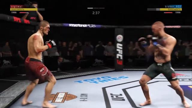 UFC 3 разносим Макрегора по сети, после чего он не захотел продолжать