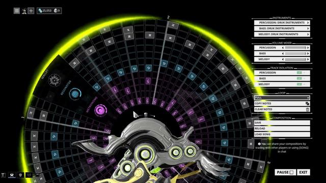 Warframe Mandachord: DRUK Instruments - Custom Song смотреть онлайн