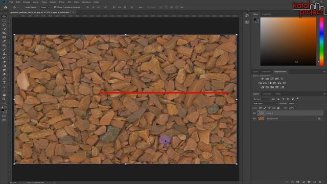 Карта Diffuse (Albedo) из текстуры за 4 простых шага | урок Photoshop | KatalProject смотреть онлайн
