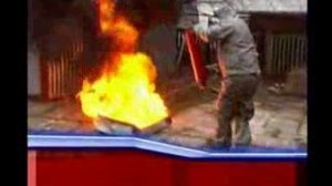 Правила использования первичных средств пожаротушения