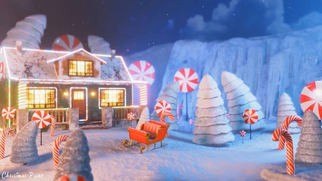 RELAXING CHRISTMAS AMBIENCE 2024: Soft Piano Music, Top Christmas Songs for Relax, Sleep, Study #34 смотреть онлайн