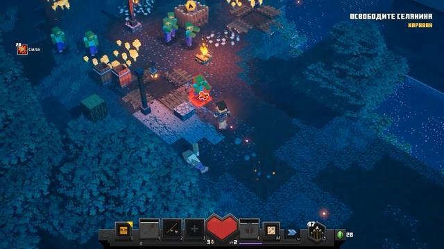 НОВАЯ ИГРА MINECRAFT DUNGEONS! МАЙНКРАФТ ДАНЖЕН ОБЗОР смотреть онлайн