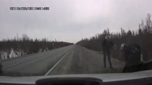 Падение с мотоцикла под Оленегорском