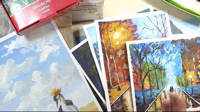 Как рисовать гуашью? Живопись гуашевыми красками для начинающих. смотреть онлайн