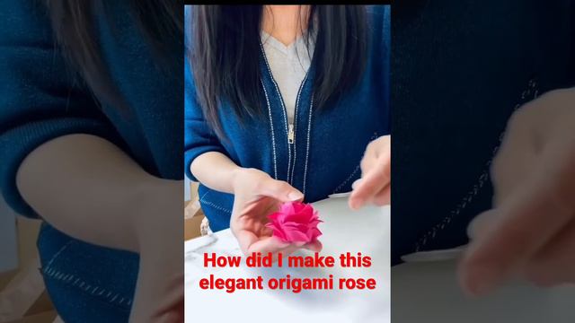 Elegant origami rose смотреть онлайн