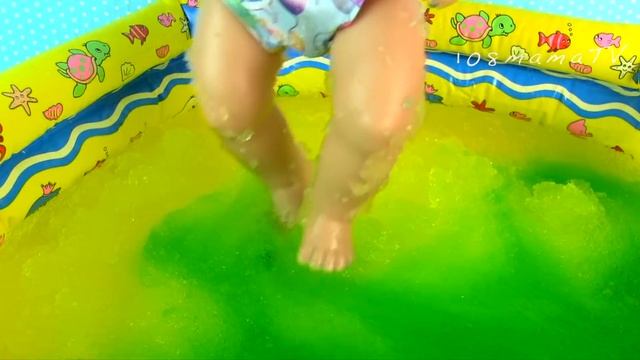 #Бебибон в Бассейне Куклы Пупсики Играют в Рыбалку и Слайм Игрушки Для детей Как мама смотреть онлайн