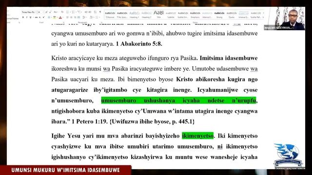2 GUSHYIRWAHO IKIMENYETSO, UMUNSI MUKURU W' IMITSIMA IDASEMBUWE BY INNOCENT NIZEYIMANA смотреть онлайн