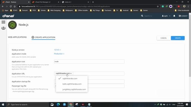 How to Deploy NodeJS Application on Shared Hosting cPanel easy смотреть онлайн