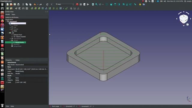 FreeCAD- The Powerful Path Workbench for CNC Maching and Gcode|JOKO ENGINEERING| смотреть онлайн