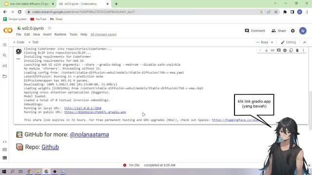 Stable Diffusion 2.0 | 1-CLICK Google Colab Setup (AUTOMATIC1111 WEB UI) смотреть онлайн