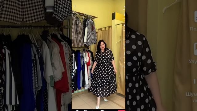 Modamary_shop Магазин одежды для женщин Ростов на Дону. Платье горох. Размеры 50,52,54,56. смотреть онлайн