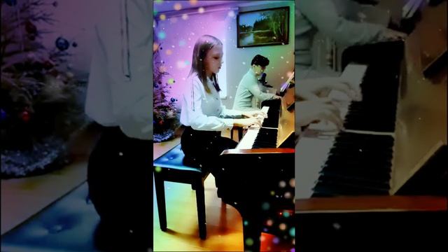 "Happy New year" ABBA аранжировка для 2ух фоно Е. Гигевич смотреть онлайн