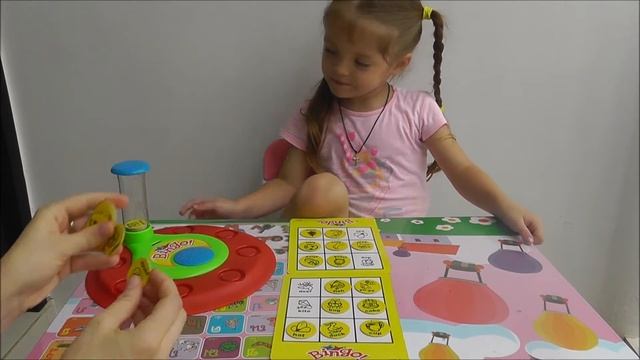 BINGO настольная игра для детей Бинго с картинками Board Game For Kids With Pictures
