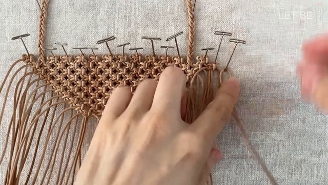 DIY | macrame cell phone bag leather mini cross bag handmade | 마크라메 핸드폰 가방 가죽 미니 크로스 백 핸드메이드 смотреть онлайн
