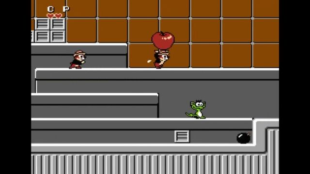 Dendy (Famicom,Nintendo,Nes) 8-bit Chip & Dale 1часть уровень 4