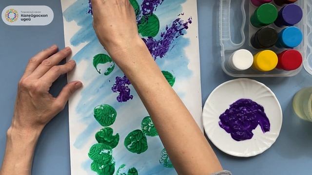 Легкий рисунок сирени: нетрадиционная техника рисования смотреть онлайн