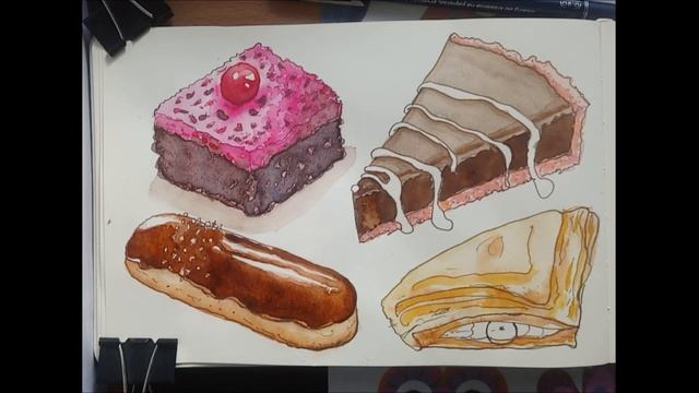 Cake Sketch (4x) смотреть онлайн