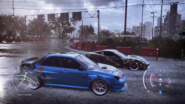 NFS HEAT Subaru WRX vs corvette drag racing смотреть онлайн