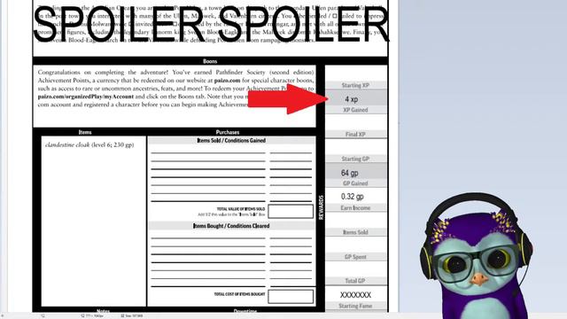 Guida Pathfinder Society Parte 2 - Regole generali accessibilità cronaca pathfinder