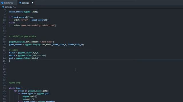 How to make a Snake Game in Python смотреть онлайн