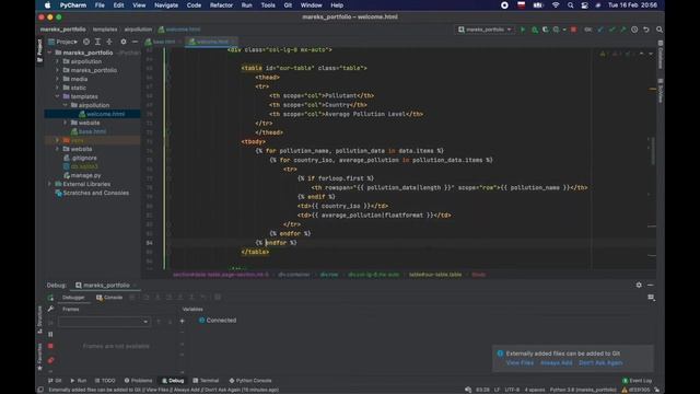 31 - Using DataTables and Expanding Airpollution Table - Django | DRF | React w. Data Analysis смотреть онлайн