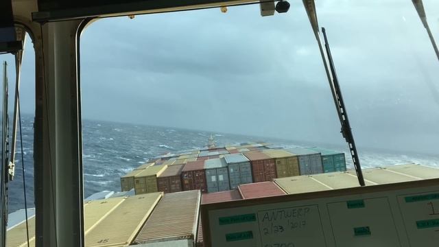 Having Fun In Rough Seas On A Cargo Ship | Life At Sea смотреть онлайн