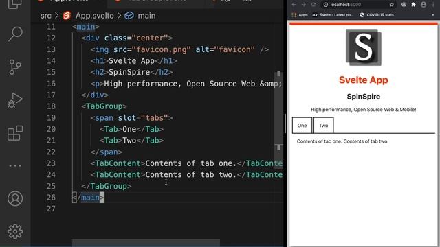 svelte tab component from scratch: using slots, stores, and context смотреть онлайн