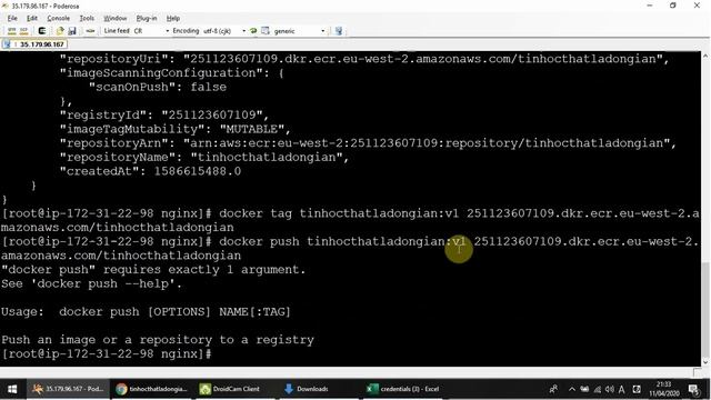 Bài 30: AWS ECS ECR / DevOps triển khai docker image lên AWS ECS смотреть онлайн