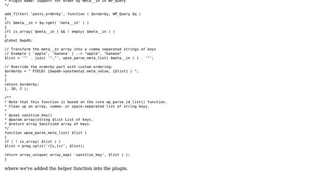 Wordpress: Order posts according to user defined order for meta values? (3 Solutions!!) смотреть онлайн