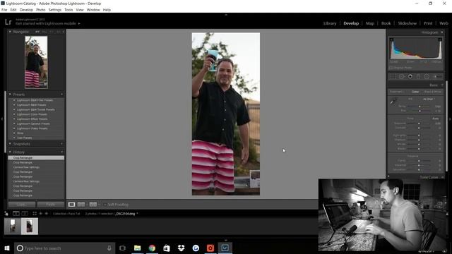 How to Stitch / Merge Photos Together in Lightroom! смотреть онлайн