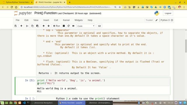 Print() function смотреть онлайн