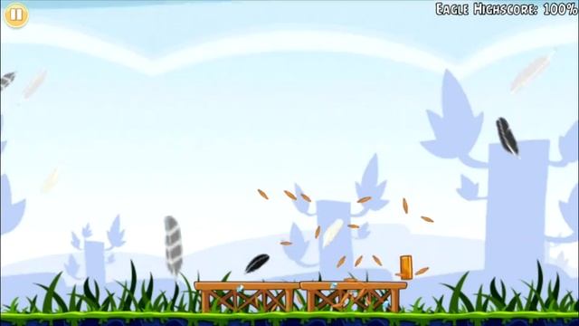 Mighty Eagle Angry Birds 1-1 Прохождение Могучий Орёл 100% смотреть онлайн
