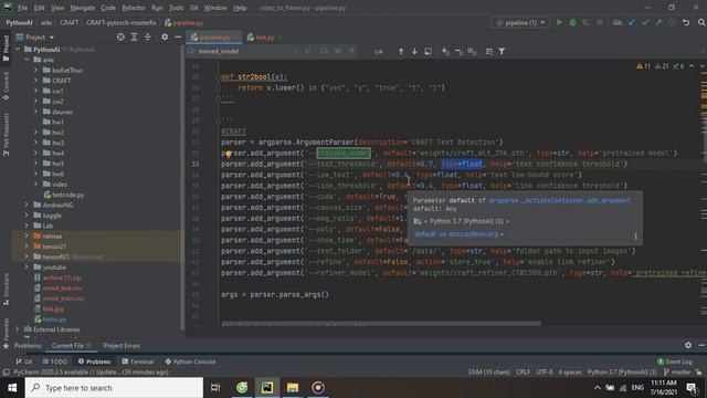 Argparse trong python смотреть онлайн