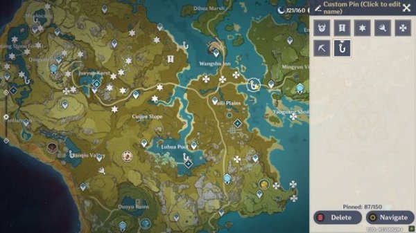 All Fishing Spots Locations Genshin Impact Map