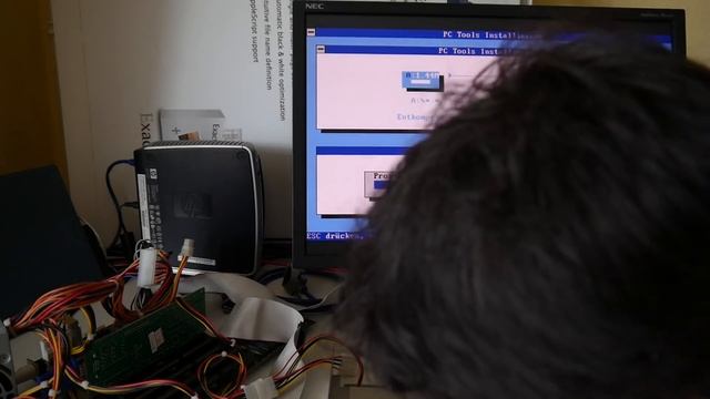 Trying to restore AutoCAD r9.01 for "IBM" PC DOS, am386, part I смотреть онлайн