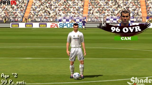 ZINEDINE ZIDANE IN EVERY FIFA (96-23)