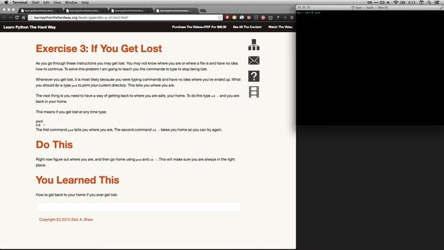 Command Line Crash Course - Ex 03 - If You Get Lost смотреть онлайн