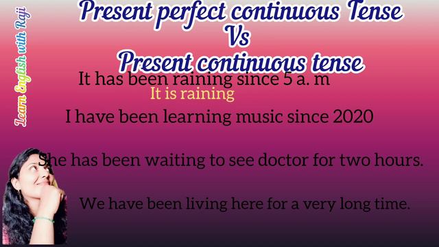 Present perfect continuous tense vs past continuous tense vs present continuous tense смотреть онлайн