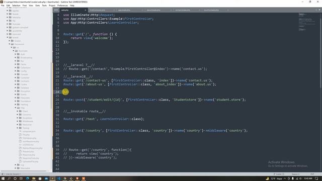 25 Why we use ( Request $requst ) in Laravel | laravel bangla tutorial based on documentation смотреть онлайн