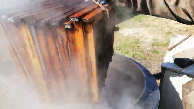 Дезинфекция рамок в кипящем, 5%-м растворе КАУСТИЧЕСКОЙ соды. ? смотреть онлайн