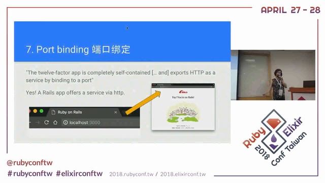 RubyElixirConfTaiwan 2018: 12-Factor Rails App and Kubernetes by Emma Haruka Iwao смотреть онлайн