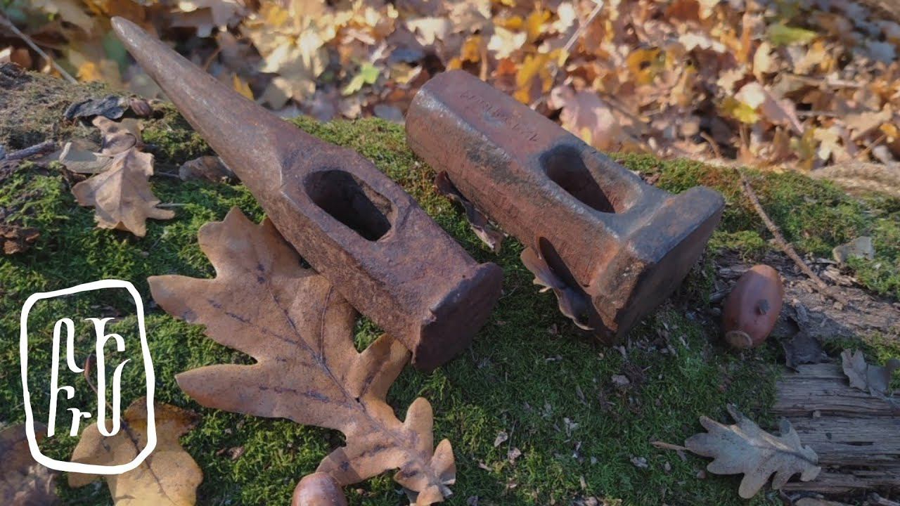 |ИЗГОТОВЛЕНИЕ| кузнечных |МОЛОТОВ| в ЛЕСУ!!! смотреть онлайн