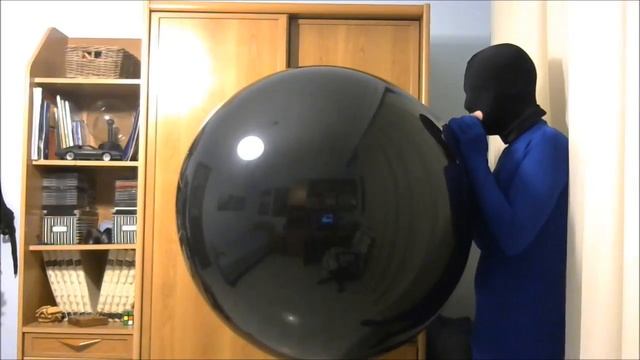 Blow to pop Qualatex 36'' onyx black balloon смотреть онлайн