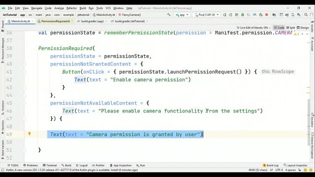Jetpack Compose Zero to Hero Crash Course - #5 Runtime Permission смотреть онлайн