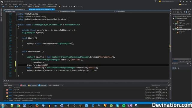 Unity Twin Stick Touch Input Tutorial смотреть онлайн