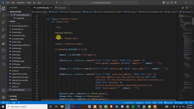 User Profile Design | eShop Project | Java Institute смотреть онлайн